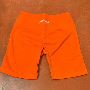 Aurora Women's Athletic Shorts - Orange